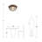 11.4" D x 4.7" H Retro Flush Mount Light