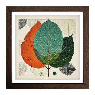 Leaf Bauhaus No.3 - Framed Print