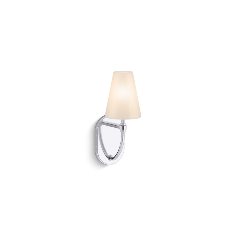Kernen By Studio McGee One-Light Sconce, Polished Chrome