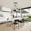 Cadi-Grace 3 - Light Black Cluster Pendant-1689024677