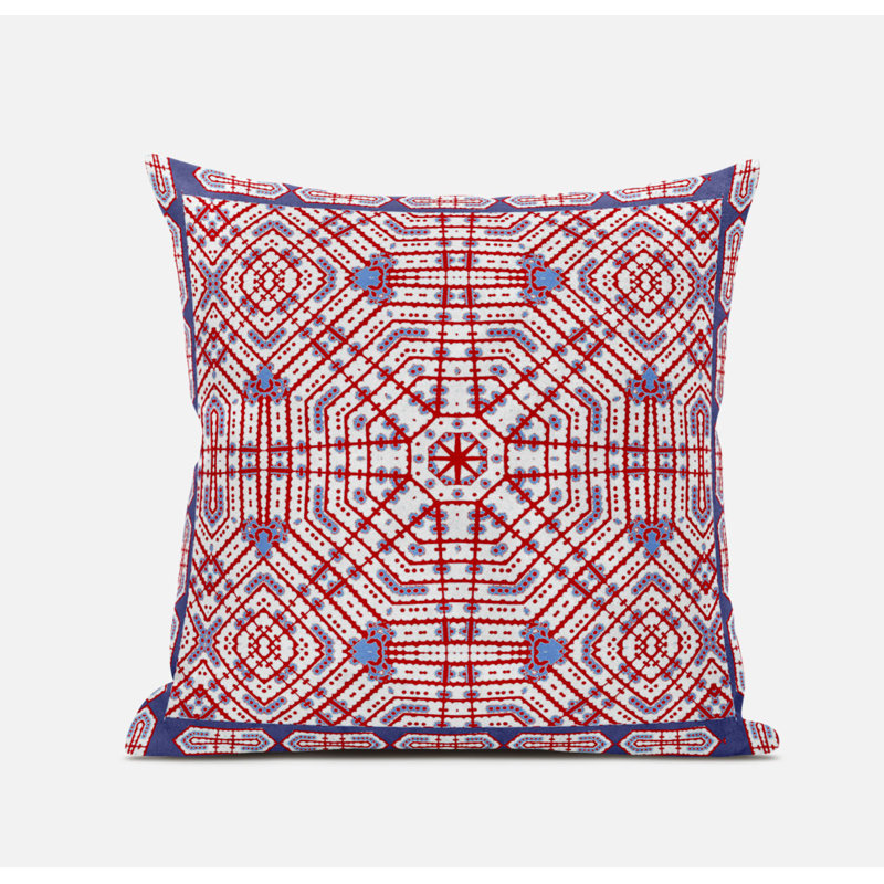 Coussin en suède avec fermeture à glissière Wreath Palace, 20 po x 20 po, Rose millennial