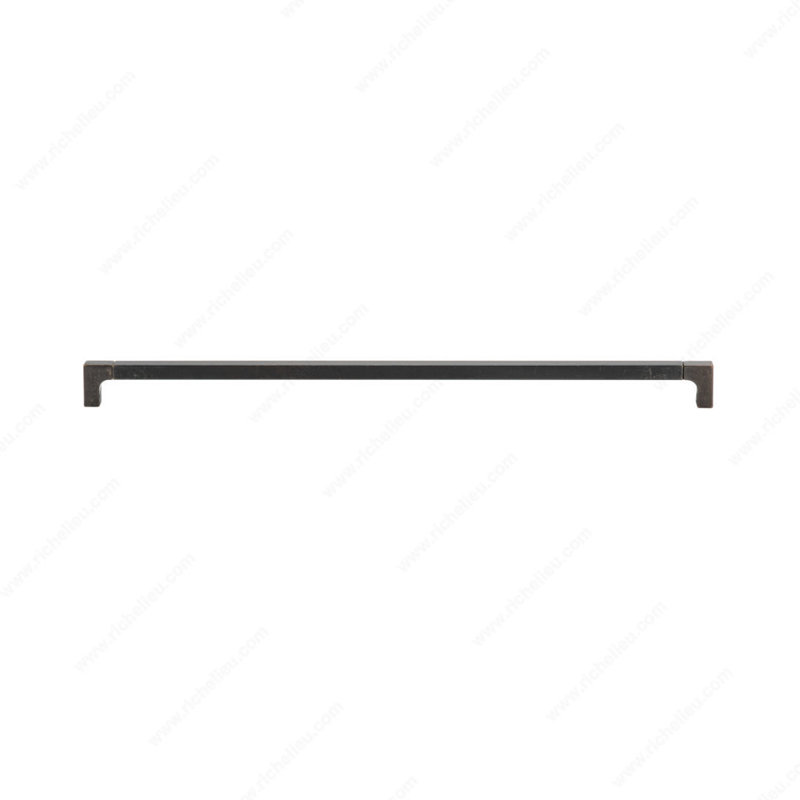 Inspiration 20 3/16" Centre to Centre Bar Pull, Matte Black Iron