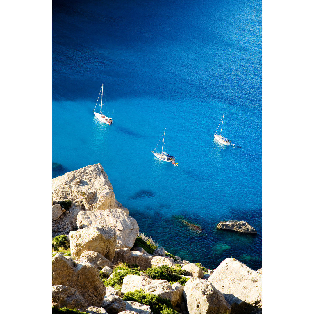 Sommer am Meer von AnnettVauteck - Leinwandbild