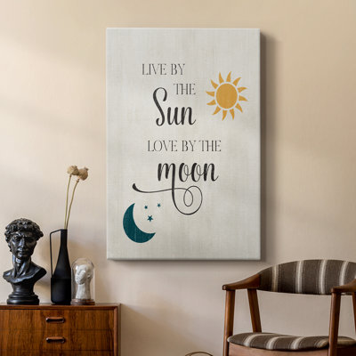 Sun and Moon -Custom Wrapped Gallery Cavas