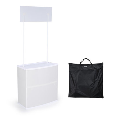 Freestanding Portable Promotion Counter Table Foldable Booth Kiosk Trade Show Display Banner Stand