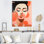 Minimalisme, femme noire beauté II - art mural femme afro-américaine