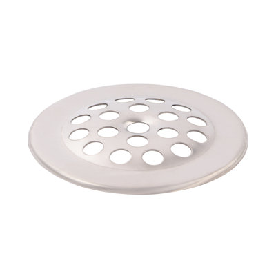 Crépine de drain pour baignoire et douche avec vis, ajustement universel, finition nickelée