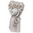 Lady Head With Flowers Outdoor Garden Planter - 16.5"