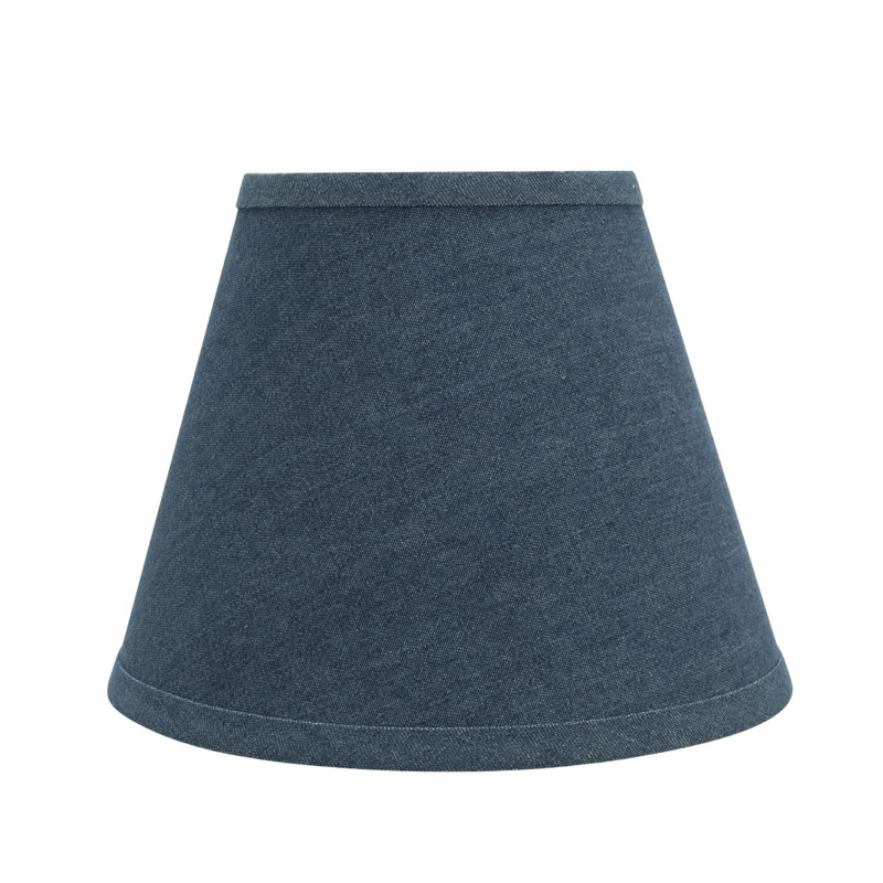 Denim Blue 9'' Empire Lamp Shade with Spider Attachment
