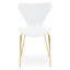 Roxby 49 cm H Plastic Wing Back Stackable Side Chair in White-108716743