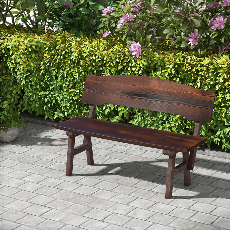Manufactured Wood Wood Outdoor Bench