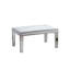 Table basse argentée