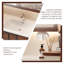 Meuble-lavabo mural 43,70 po en bois d'hévéa massif avec miroir-285199480