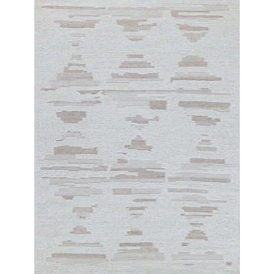 Canyon Wool Area Rug in Ivory/Beige