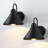 Gulshan Black Outdoor Wall Light
