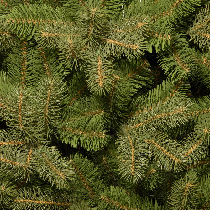 Downswept Douglas 10" Green Fir Artificial Christmas Tree with 1000 LED Multi Lights and Stand, 7.5' H x 59" W, Not Pre-Lit