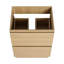 L'armoire de salle de bain 24 po à double tiroir en bois d'ingénierie ajoutera du style à votre meuble-lavabo autoportant