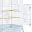 136cm Iron Play Top Floor Bird Cage with Wheels-1398678980