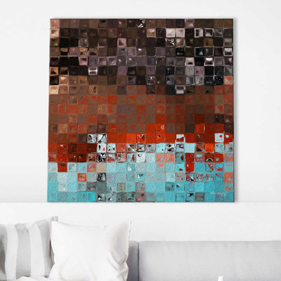 "Exode 33:14, marche paisible avec Dieu (carré)" par Mark Lawrence, reproduction sur acrylique