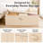 4 Pack 10" High Under Bed Storage Containers, Large Organizer Bins with Lids for Bedroom, Closet, Dorm and Blanket Storage-109237084