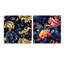 Landrienne - Ensemble de 2 peintures murales abstraites en acrylique-103925735