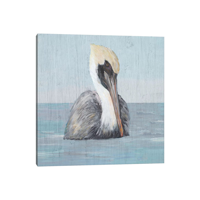 Pelican Wash II by Julie Derice - Wrapped Canvas Painting, 93.98cm H x 93.98cm W x 1.905cm D