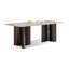 Rectangular marble dining table-743069310