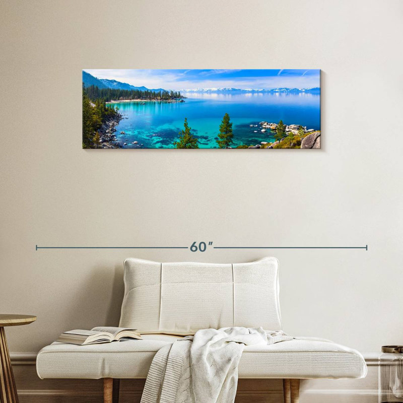 Sur toile, H 14 po x l 42 po x P 1,25 po