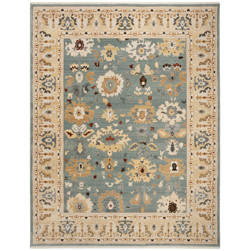 Tapis gris clair / beige en polypropylène tissé à plat Ralph Lauren Marie, Rectangle 9 pi x 12 pi