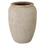 38 in. Round Reef Ceramic Jar