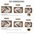 Decorative Wooden Rectangular Serving Trays with Handles for Coffee Table