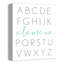 « alphabet vrille », art sur toile