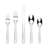 CIAN Sand Finish 20 Pieces Flatware Set