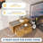 For Power Strips - 3 Open Slot Wooden Wire Hideout Box, 2 Pack