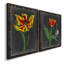 «Midnight Tulip II», reproduction encadrée de qualité supérieure - prête à être accrochée-36278134-36309985-36309997