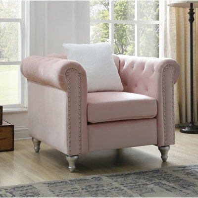 Glory Furniture Raisa Velvet Accent Chair