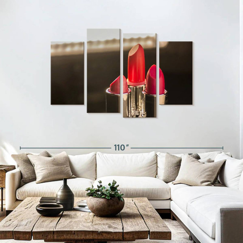 Lumières rouge à lèvres pour appareil photo, H 48 po x l 75 po