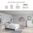 Beamond Upholstered Bookcase Storage Bed-115848738