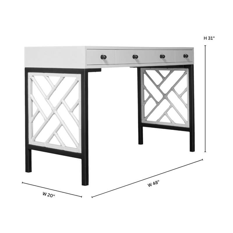 Chippendale Writing Desk, Natural