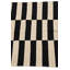 Tapis noir et blanc Newsom