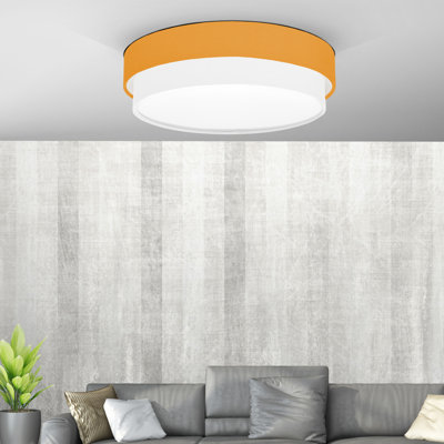 Avory Fabric Flush Mount