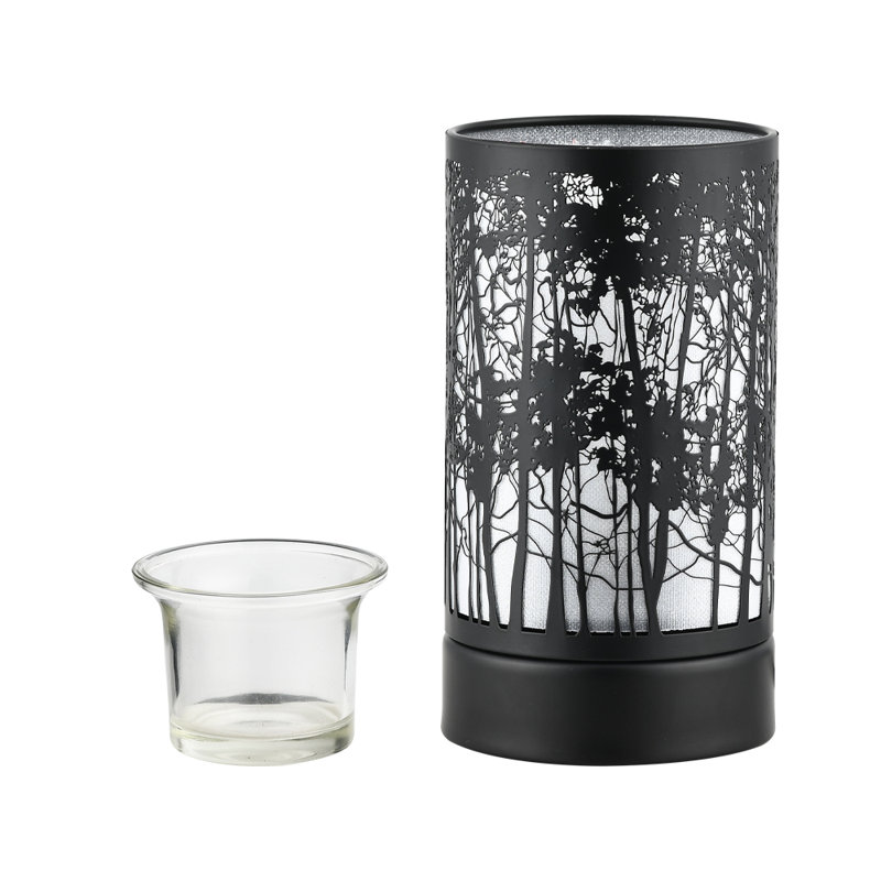 Lampe tactile / brûleur à mazout / cire chaude de 7 po de style maison