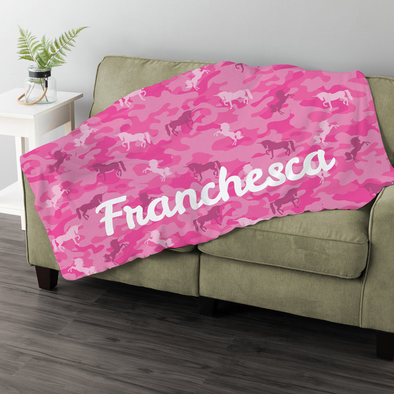 Machine Printed Throw Blanket, Yes