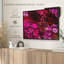 Fleurs rouges et roses sur toile-100705541