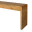 Console incurvée avec rangement TREXM, table d'entrée en bois à 2 tiroirs, console rustique de style campagnard pour entrée, couloir, salon, naturel-1545960122