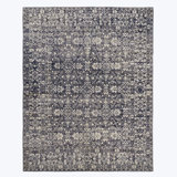 Gray Alchemy Geometric Transitional Wool Silk Blend Rug - 8' x 10'1"