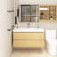 Meuble-lavabo simple 41,93 po avec plateau en résine Bivan-1402873935