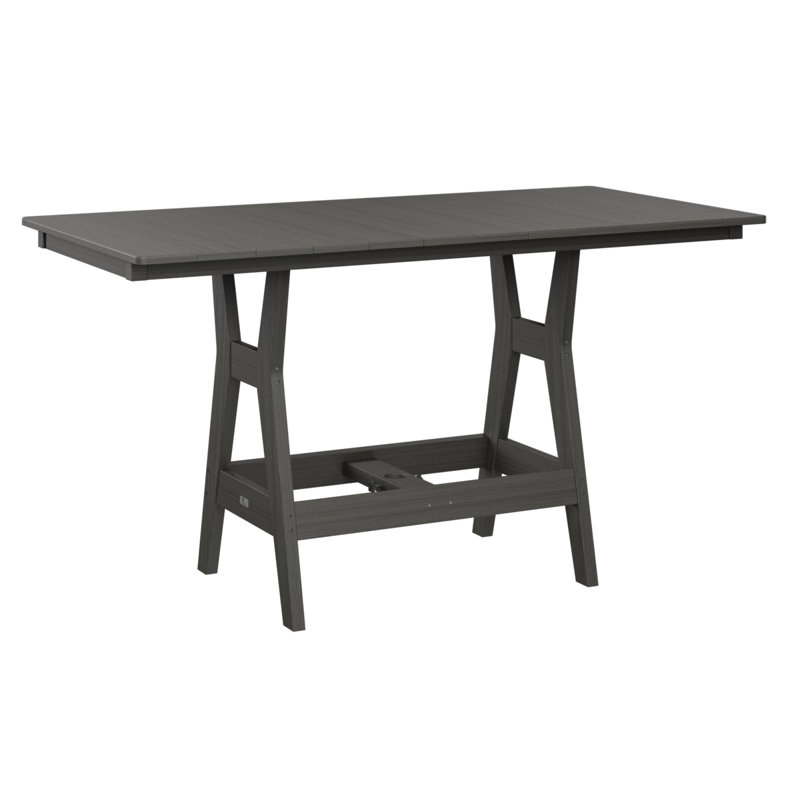 Berlin Gardens Harbor 66″ Rectangular Dining Table, Coastal Gray