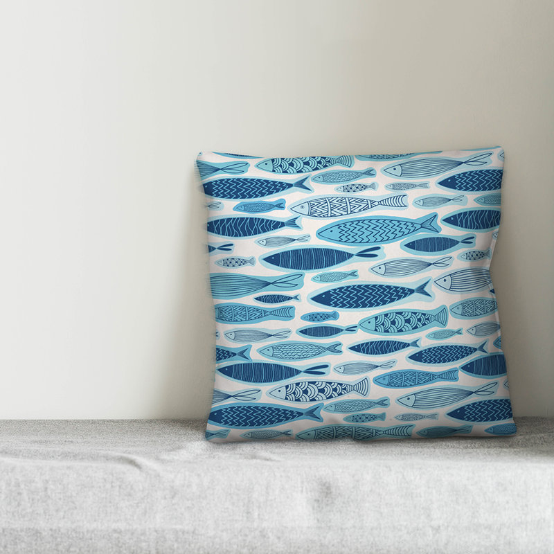 Reversible Throw Pillow, 16 x 16