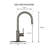 Pull Down Kitchen Faucet with Single Handle and Deck Plate-70944583